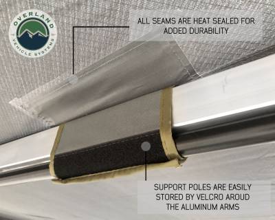 Overland Vehicle Systems - Nomadic 270 LT Passenger Side Awning With Bracket Kit - Image 5