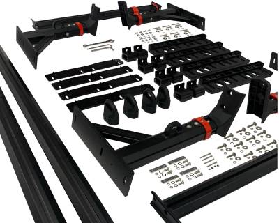 Overland Vehicle Systems - Freedom Rack Systems - 5.5' Truck Bed, Uprights, Cross Bars and Side Support Bars - Image 4