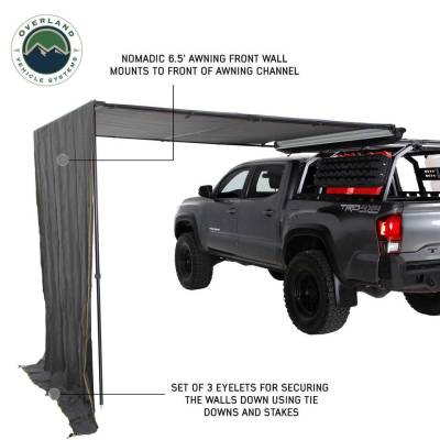 Overland Vehicle Systems - OVS Nomadic Awning 4.5' With Black Cover - Image 2