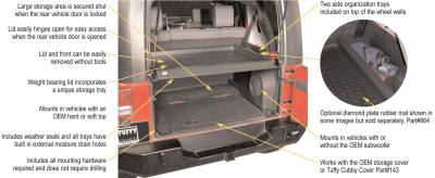 Tuffy Security Products - Tuffy Security Products 173-01 Tuffy Security Deck Enclosure - Image 6