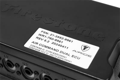 Firestone Ride-Rite - Firestone Ride-Rite 9965 Air Command Dual ECU and Harness Service Pack - Image 2