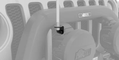 AEV - AEV Accessory Dune Flag/Antenna Mount EX/RX Front Bumper - Image 2