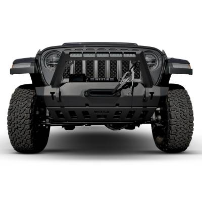 Westin - Westin 59-80085 WJ2 Stubby Front Bumper w/LED Light Bar Mount - Image 10