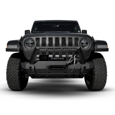 Westin - Westin 59-80085 WJ2 Stubby Front Bumper w/LED Light Bar Mount - Image 11