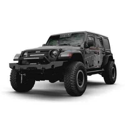 Westin - Westin 59-80125 WJ2 Full Width Front Bumper w/LED Light Bar Mount - Image 6
